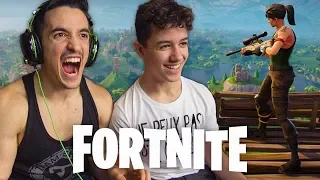 LES PIRES JOUEURS FORTNITE AVEC MON FRÈRE 14ANS