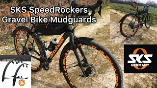 Gravel Bike Mudguards | SKS SpeedRockers fits 40+ Tyre size