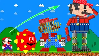 Mario but I can Upgrade Myself in New Super Mario Bros. Wii? | Game Animation