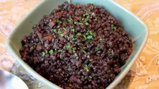 Braised Black Lentils Recipe - How to Cook Beluga Lentils