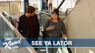 The Bachelor Peter Breaks Up with Strangers on an Escalator