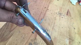 ِCouteau OKAPI fabrication du dos - OKAPI Knife back making - صناعة الظهر لسكين أوكابي ضلع الغزال