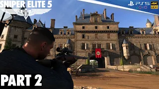Sniper Elite 5 MISSION 2: Occupied Residence - Chateau De Berengar | PS5 4K HDR