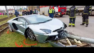 Aventador Crash   Moment of Impact Best