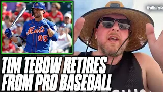 Pat McAfee Reacts To Tim Tebow Retiring From Professional Baseball