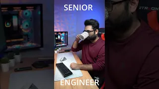 Junior Developer vs Senior Software Engineer pt.1 #shorts #comedy
