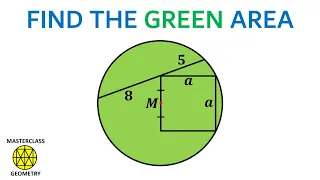 area circle | square side length | geometry problems | solutions | circle | Masterclass Geometry