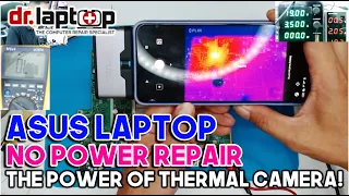 Asus Laptop No Power Repair (Tagalog) Using this powerful thermal camera