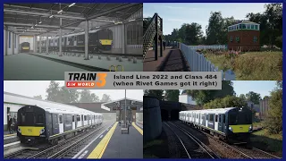 Island Line 2022 and Class 484 Review (remade) ~ Train Sim World 3
