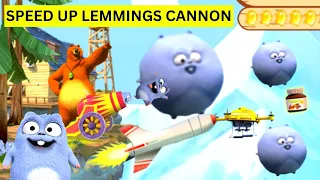 Grizzy & the Lemmings Cannon full episode & super speed shooting gameplay -  Lemmings Online Ep-249