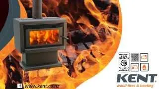 Kent Signature Freestanding Wood Fire Demonstration