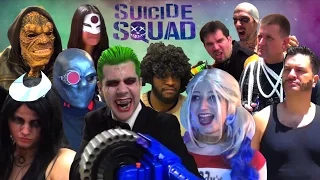 SUICIDE SQUAD PARODY! (NSFW) DC Spoof Harley Quinn Joker Batman Deadshot Killer Croc