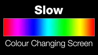 Slow Colour changing screen - Lighting effect (1hr)