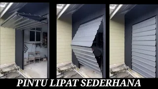 [DIY] Making Bi folding Garage Door II Membuat Pintu Lipat Garaj