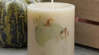 Image tranfer on candle   tutorial