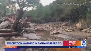 Evacuation orders in place for Santa Barbara County