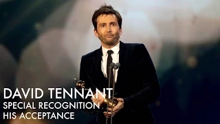 NTA 2015 David Tennant's Special Recognition - His Acceptance