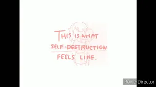 This is what self destruction feels like[Marina Lin Animatic]