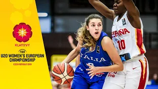 Spain v Italy - Full Game - FIBA U20 Women's European Championship 2019