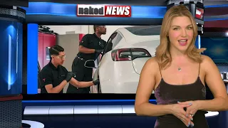 Naked News Bulletins January 15 - Eila Adams - Do You Know Which City has the WORST Traffic?