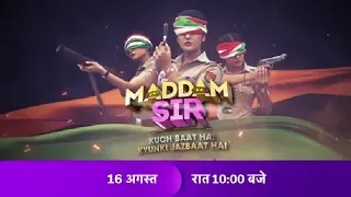 madam sir ||new promo||  Independence day special😌🇮🇳 || Sony sab||