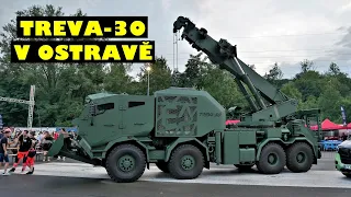 Vyprošťovací a odsunový automobil TREVA-30 na podvozku Tatra Force 8x8 v Ostravě!