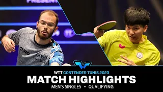 Leo De Nodrest vs Yan-Cheng Huang | MS Qual | WTT Contender Tunis 2023