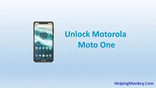 How to Unlock Motorola Moto One - When Forgot Password