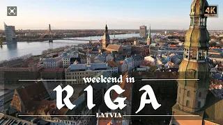 Weekend in Riga | Latvia | Aerial Drone Video | 4K