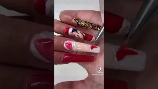 XXL Mickey Mouse Holiday Nails! Saviland Polygel Kit | Disney Christmas Nails | DIY Tutorial #nails