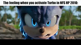 The feeling when you activate Turbo in NFS Hot Pursuit 2010