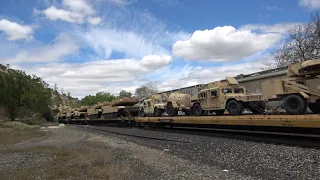 Tehachapi on 4/21/22 in 4k all day.  Military train, manifests and intermodals.