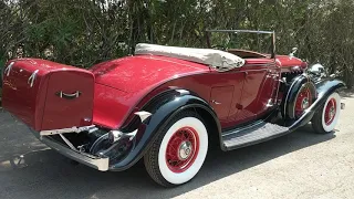 1932 Cadillac 355B convertible not a roadster.