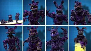 FNAF AR Toxic Nightmare Animatronics Jumpscare & Workshop Animations