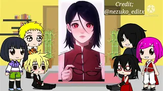 Boruto and Sarada Family's react to Borusara