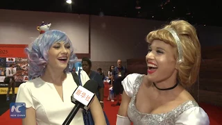 Fans dress up as Disney characters at D23 Expo