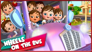 Les roues de l’autobus | Banana Cartoon LE Français | Chansons pour bébés