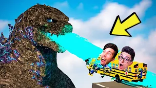 GODZILLA GIGANTE CONTRO AUTO su TEARDOWN MULTIPLAYER!!