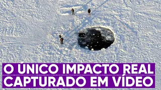 O único vídeo real de um meteorito atingindo a Terra