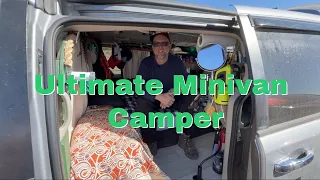 Ultimate Minivan Camper Conversion #minivancamper