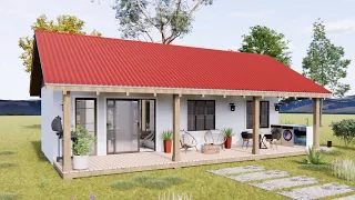 Cozy Country House For Simple Life With 5 x 11 Meters | Exploring Tiny House