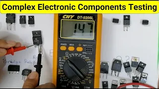 Complex Electronic Components Testing, Mosfet, Transistor, Voltage regulator, PWM IC, Opto-isolator