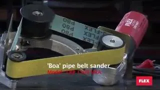 Flex Boa Pipe Belt Sander for polishing of all metal tubes and pipes