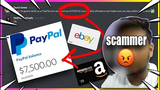 Exposing a Sugar Daddy Scammer on discord..