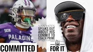 Ivan Yates SPEAKS OUT About His COMMIT To Coach Prime After Furman “TIME FOR IT”🦬