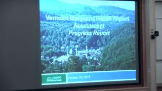 VT Public Health Association Presentation [10/29/15, prod. by Vermontijuana]