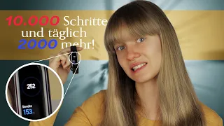 Schrittechallenge: 10.000 Schritte pro Tag und täglich 2.000 mehr