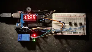 Arduino Count down Timer TM1637 Display Push button-TEST PROJECT
