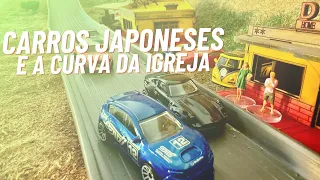 Corrida Hot Wheels - Toyota, Datsun, Mazda e Subaru!