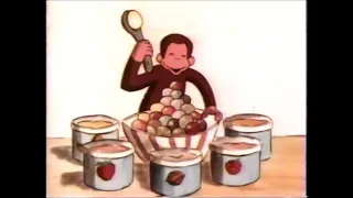 Curious George Goes to an Ice Cream Shop (Old cartoon 80's)